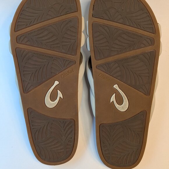 Women's Olukai Hila Slide Bubbly Comfort Sandal US Sizes 9 Oatmeal Cloud - Picture 3 of 3